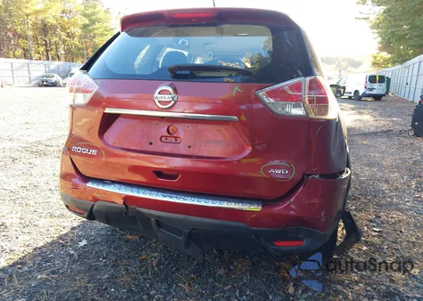 2015 Nissan Rogue S from USA, damaged, VIN KNMAT2MV3FP543971